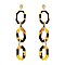 Trendy Dangly 3 Tier Lucite Earring SLE1893