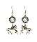 WESTERN THEME DANGLY EARRINGS