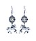 WESTERN THEME DANGLY EARRINGS