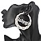 BABYGIRL METAL BAMBOO HOOP EARRINGS