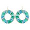 RAFFIA WRAP ROUND EARRINGS