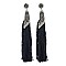 STONED DANGLY TASSEL EARRINGS