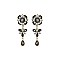 RHINESTONE DANGLY EARRINGS