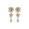 RHINESTONE DANGLY EARRINGS