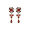 RHINESTONE DANGLY EARRINGS