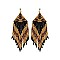 WESTERN SEEDBEAD DROP EARRING