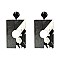 REC CELLULOID DROP POST EARRING