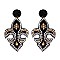 DANGLY FLEUR DE LIS EARRING