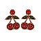 DANGLY CHERRY EARRING