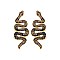 SNAKE POST EARRING
