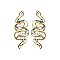 SNAKE POST EARRING