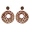 ROUND SEQUIN DROP EARRING