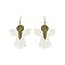 SEQUIN ANGEL FISH HOOK DROP EARRING