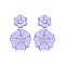FLOWER DANGLE EARRING