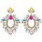 RHINESTONE DANGLY EARRING