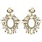 RHINESTONE DANGLY EARRING