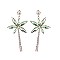 PALM TREE RHINESTONE EARRING