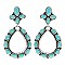 Stylish Western Style Turquoise Earrings