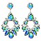 CHARMING XLARGE CRYSTAL RHINESTONE EVENING DROP EARRINGS