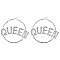 STYLISH QUEEN W/ 5.5MM HOOP EARRINGS