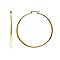 TRENDY 3.5/61mm ROUND SHAPE HOOP EARRINGS