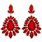 GLAM LARGE CRYSTAL TEAR EVENING EARRINGS