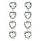 FASHIONABLE RHINESTONE EVENING HOOP EARRINGS