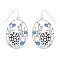 ADORABLE SEA LIFE CORAL REEF TURTLE CUTOUT EARRINGS