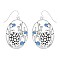 ADORABLE SEA LIFE CORAL REEF TURTLE CUTOUT EARRINGS