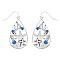 ALLURING SEA LIFE CORAL REEF STARFISH CUTOUT EARRINGS