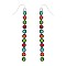 FASHION WESTERN ACRYLIC STONE EARRINGS - BAR