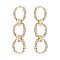 STYLISH RHINESTONE CHAIN EARRING