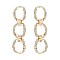 STYLISH RHINESTONE CHAIN EARRING