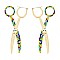 Large Trendy SCISSORS EARRINGS with crystals