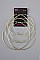 PACK OF 12 CHIC ASSORTED COLOR 3-PAIR HOOP EARRING SET