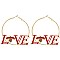 BEES LOVE UNIQUE EARRINGS HOOPS