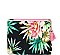 TRENDY FLOWER CANVAS TASSEL CLUTCH JYEABG-0207