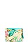 TROPICAL POUCH COSMETIC BAG WITH TASSEL
