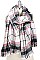 CHIC PLAID OVERSIZED SHAWL SCARF
