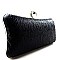 Ring Handle Hard Frame Evening Bag