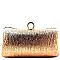 Ring Handle Hard Frame Evening Bag