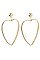 PACK OF 12 CHARMING HEART DANGLE EARRINGS