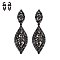 STONE CLIP EARRINGS