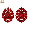 RHINESTONE STUDDED CLIP EARRINGS