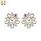 Classic Sparkling Stones CLIP EARRINGS MEZECQ134