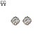 TRENDY RAB SQUARE STONE CLIP EARRINGS SLECQ2