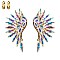 MARQUISE CRYSTAL ANGEL WING CLIP EARRINGS