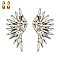 MARQUISE CRYSTAL ANGEL WING CLIP EARRINGS