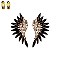 MARQUISE CRYSTAL ANGEL WING CLIP EARRINGS