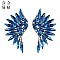 MARQUISE CRYSTAL ANGEL WING CLIP EARRINGS